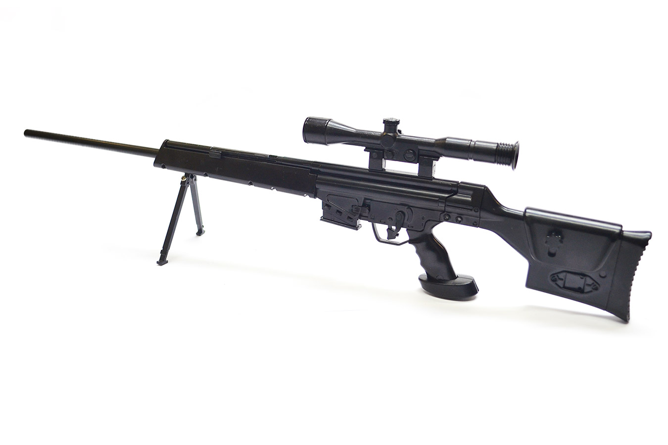 Model sniper rifle Heckler & Koch PSG-1 on a scale of 1: 3