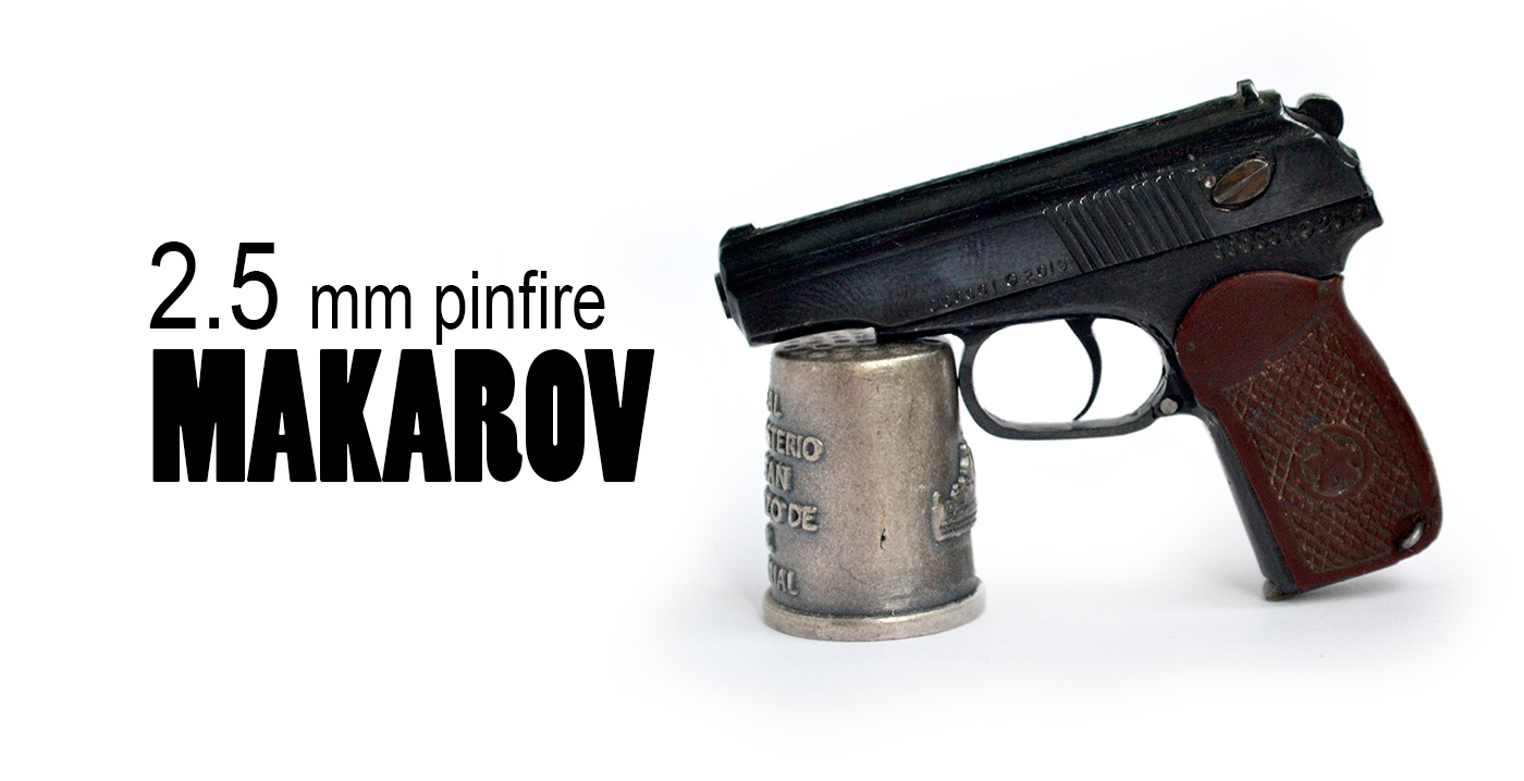 Pinfire guns 2.5mm Makarov