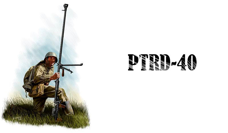 PTRD 40 Anti-Tank rifle
