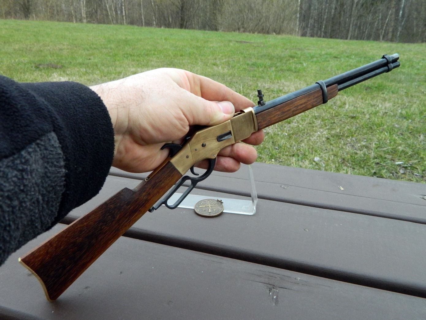 Model Winchester 1866a scale of 1:2 made PocketARS